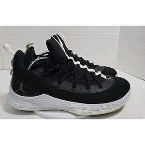 Nike Mens Jordan Ultra Fly 2 Low Men’s Size 12 AH8110-010 Black White Basketball